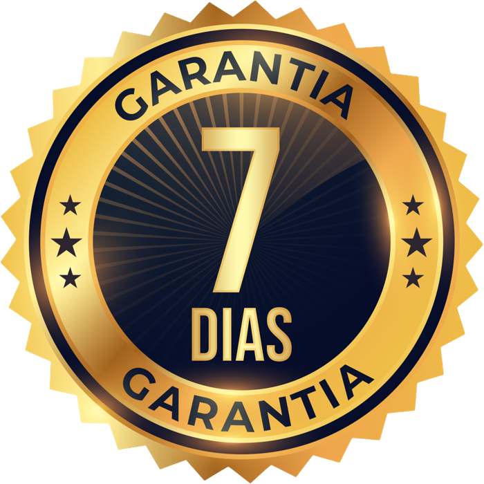 Selo de garantia incondicional de 7 dias